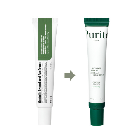 PURITO Seoul - Wonder Releaf Centella Eye Cream - łagodzący krem pod oczy z wąkrotą azjatycką, 30ml