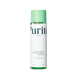 PURITO Seoul - Wonder Releaf Centella Toner Unscented - bezzapachowy, kojący tonik do twarzy, 200ml