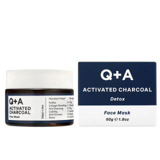 Q+A - Activated Charcoal Face Mask - Maska do Twarzy z Węglem Aktywnym, 50g