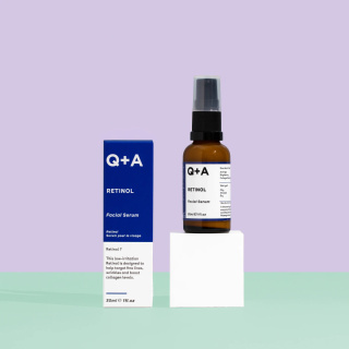 Q+A - Retinol 0.2% Facial Serum - Przeciwzmarszczkowe Serum do Twarzy z Retinolem 0.2%, 30ml