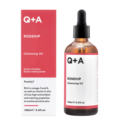 Q+A - Rosehip Cleansing Oil - Olejek do Demakijażu z Dziką Różą, 100ml