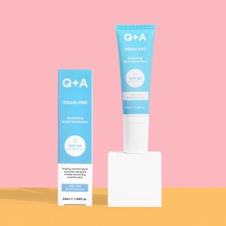 Q+A - Squalane Hydrating Daily Sunscreen SPF 50 - Nawilżający Krem Przeciwsłoneczny ze Skwalanem, 50ml