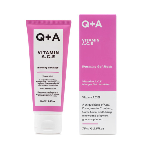 Q+A - Vitamin A.C.E - Warming Gel Mask - witaminowa maska żelowa, 75ml