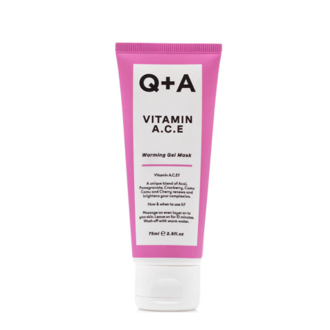 Q+A - Vitamin A.C.E - Warming Gel Mask - witaminowa maska żelowa, 75ml