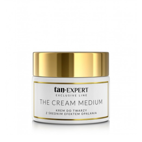 TanExpert - Exclusive Line - The Cream Medium, 50g – krem do twarzy z efektem opalania