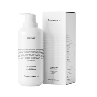 Transparent Lab - Calming Urea Body Cream - łagodzący balsam do ciała, 400 ml