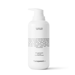 Transparent Lab - Calming Urea Body Cream - łagodzący balsam do ciała, 400 ml