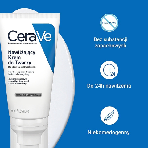 CeraVe - Facial Moisturizing Lotion - Nawilżający Krem Do Twarzy, 52ml