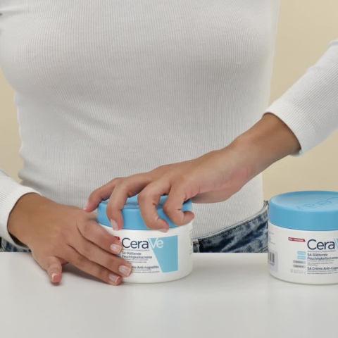 CeraVe - SA Smoothing Cream - Wygładzający Krem Do Ciała Z Kwasem Salicylowym, 340 g