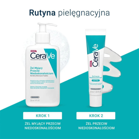 CeraVe - Żel Oczyszczający Przeciw Niedoskonałościom, 236ml