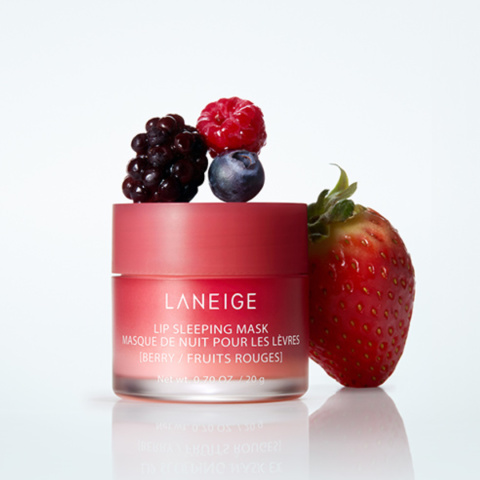 Laneige - Lip Sleeping Mask EX - Berry - Całonocna Maska Do Ust, 20g