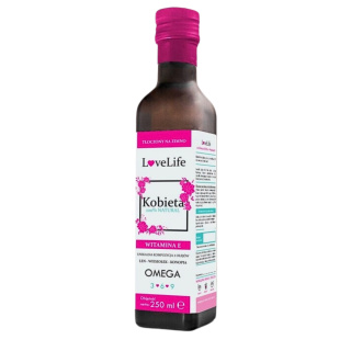 LoveLife - Kobieta - kompozycja olejów na zdrowe włosy, skórę i paznokcie, 250ml