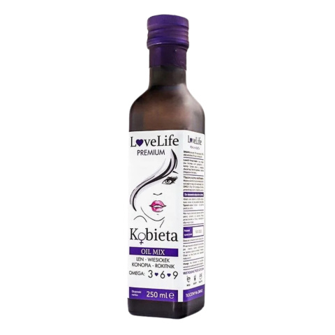 LoveLife - Kobieta Premium - kompozycja czterech olejów zimnotłoczonych, 250ml