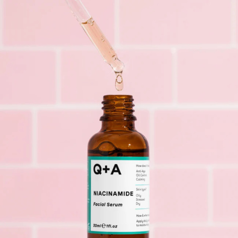 Q+A - Niacinamide Facial Serum - Regulujące Serum do Twarzy z Niacynamidem, 30ml