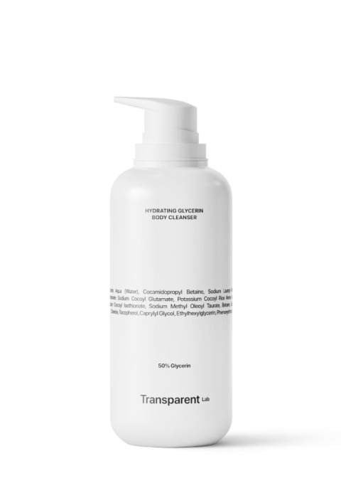 Transparent Lab - Hydrating Glycerin Body Cleanser - nawilżający żel do mycia ciała, 400 ml