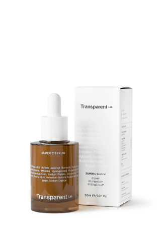 Transparent Lab - Super C Serum, 30ml - serum antyoksydacyjne z witaminą C i kwasem hialuronowym